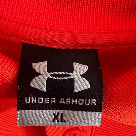 Under Armour Auburn Orange Polo AU Shirt - Picture 2 of 3